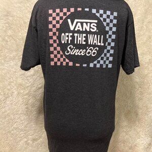 Vans "Off The Wall Since '66" with Checker Circle Short Sleeve graphic Tee Grey